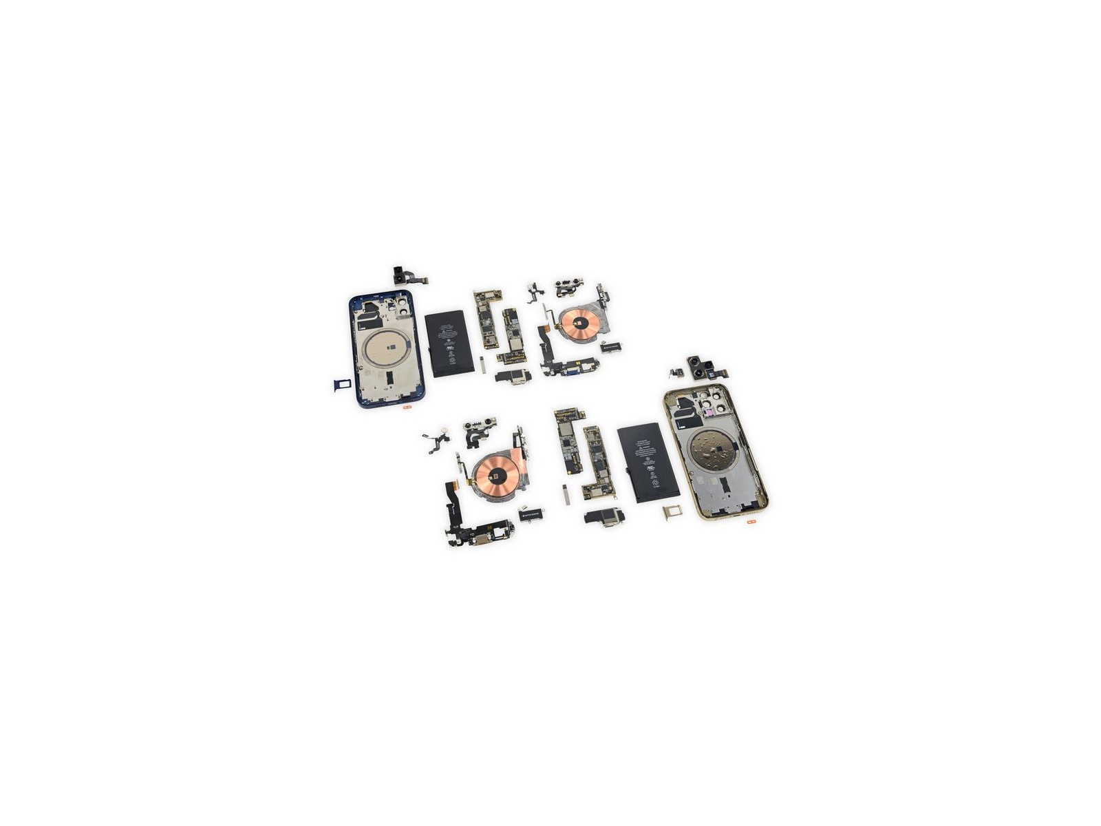 MSPP75591 MSPP75591 CoreParts iPhone 12 Side Buttons Set -White OEM New