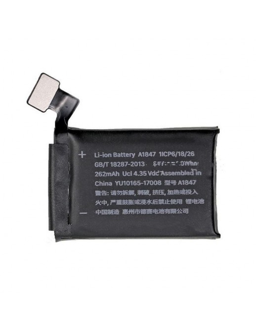 MOBX-IWATCH3-38MM-01 MOBX-IWATCH3-38MM-01 CoreParts Apple Watch Series 3 (38mm) A1847 Battery 3.81V-1.0Wh 262mAh Li-ion Polym...