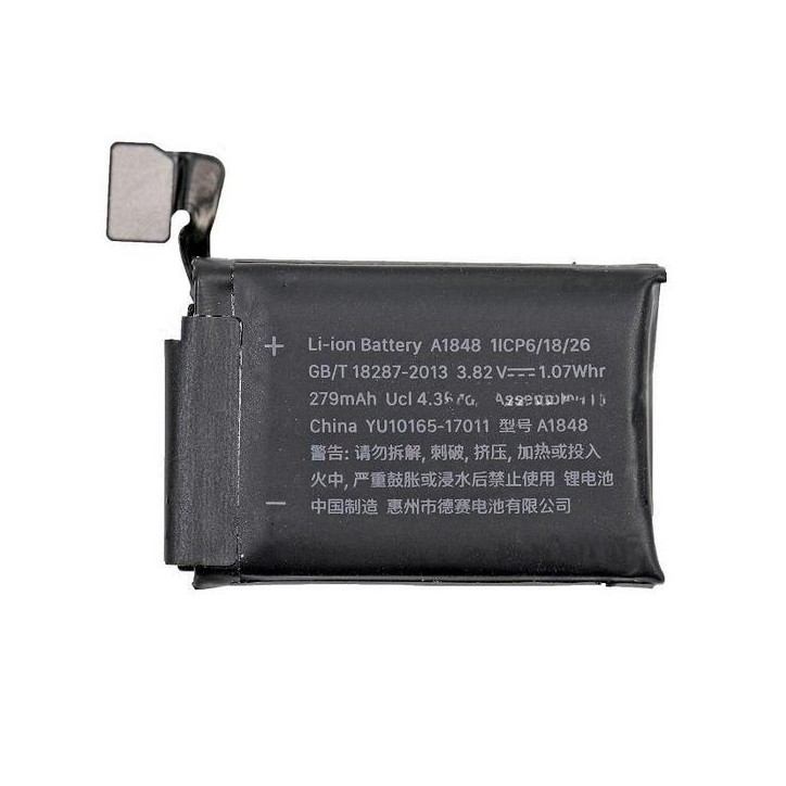 MOBX-IWATCH3-38MM-02 CoreParts Apple Watch Series 3 (38mm) A1848 Battery 3.82V-1.07Wh 279mAh Li-ion Polymer - GPS + Cellular Ver
