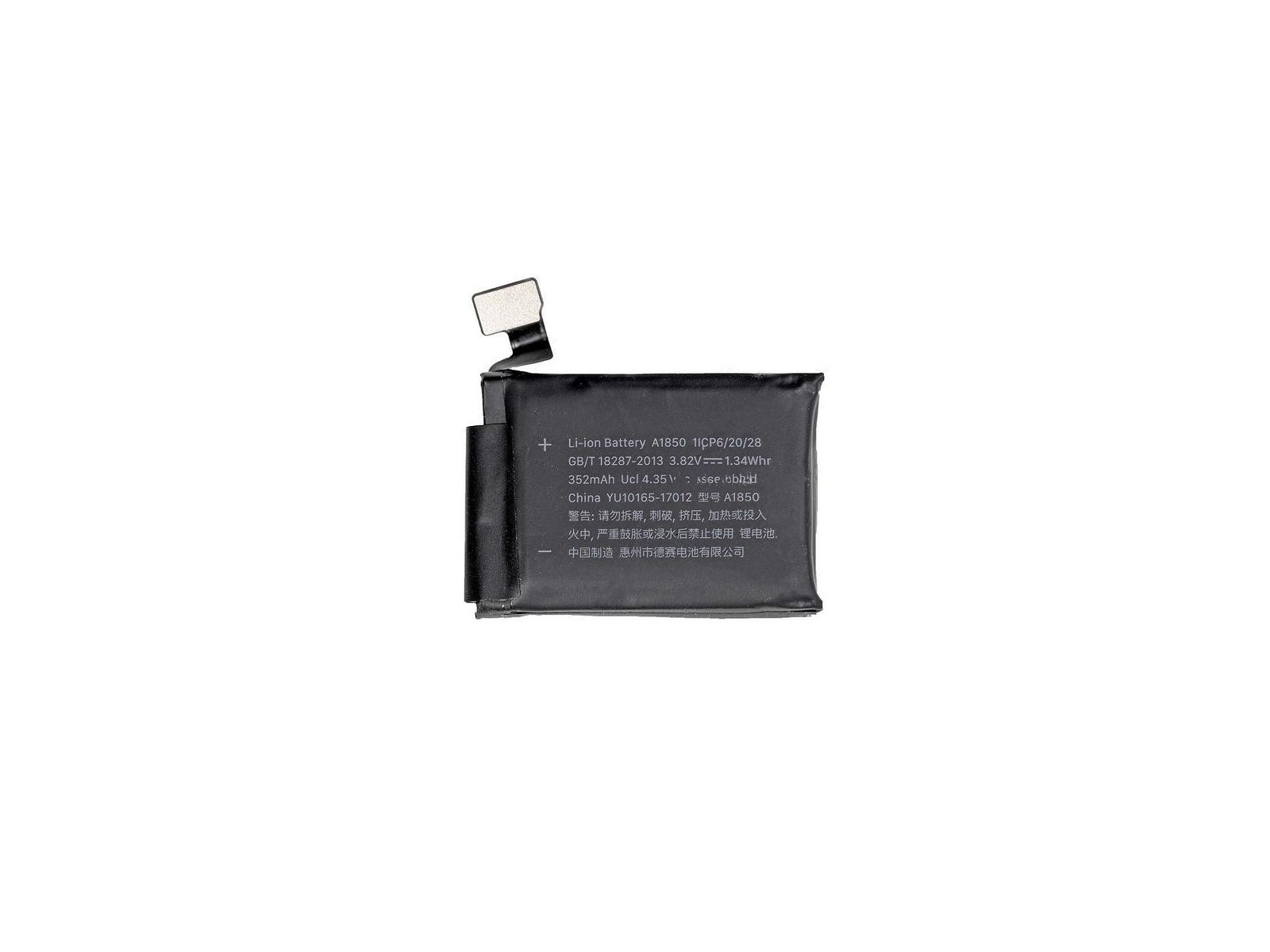 MOBX-IWATCH3-42MM-03 MOBX-IWATCH3-42MM-03 CoreParts Battery for Apple Watch Series 3 (42mm) 1.34Wh Li-ion 3.82V 352mAh - GPS ...