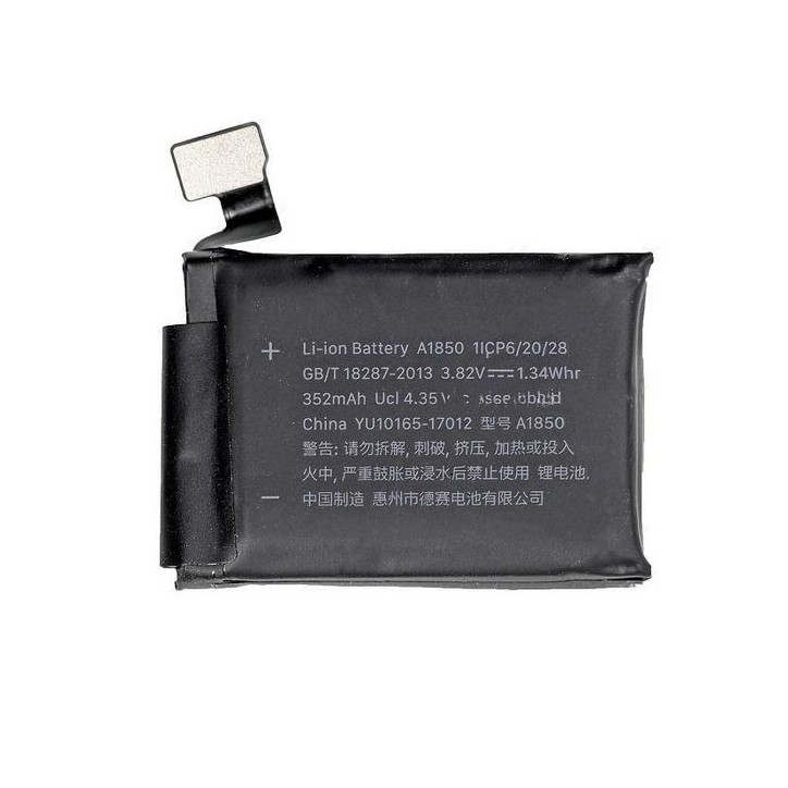 MOBX-IWATCH3-42MM-03 CoreParts Battery for Apple Watch Series 3 (42mm) 1.34Wh Li-ion 3.82V 352mAh - GPS + Cellular Version A1850