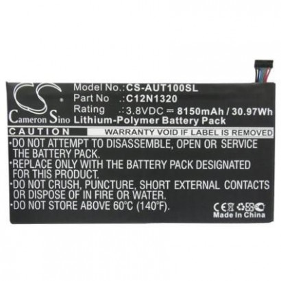 TABX-BAT-AUT100SL TABX-BAT-AUT100SL CoreParts Battery for Asus Mobile 30.97Wh Li-ion 3.8V 8150mAh, for Transformer Book T100,...