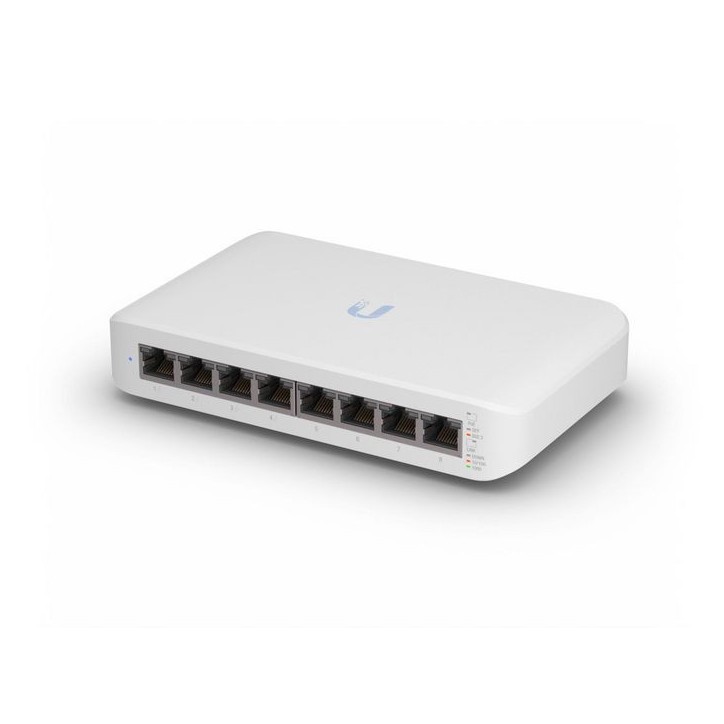 USW-LITE-8-POE Ubiquiti Layer 2, 8 x RJ45, 4 x 802.3at PoE+, Gigabit Ethernet, 99.6 x 163.7 x 31.7 mm USW-LITE-8-POE-EU