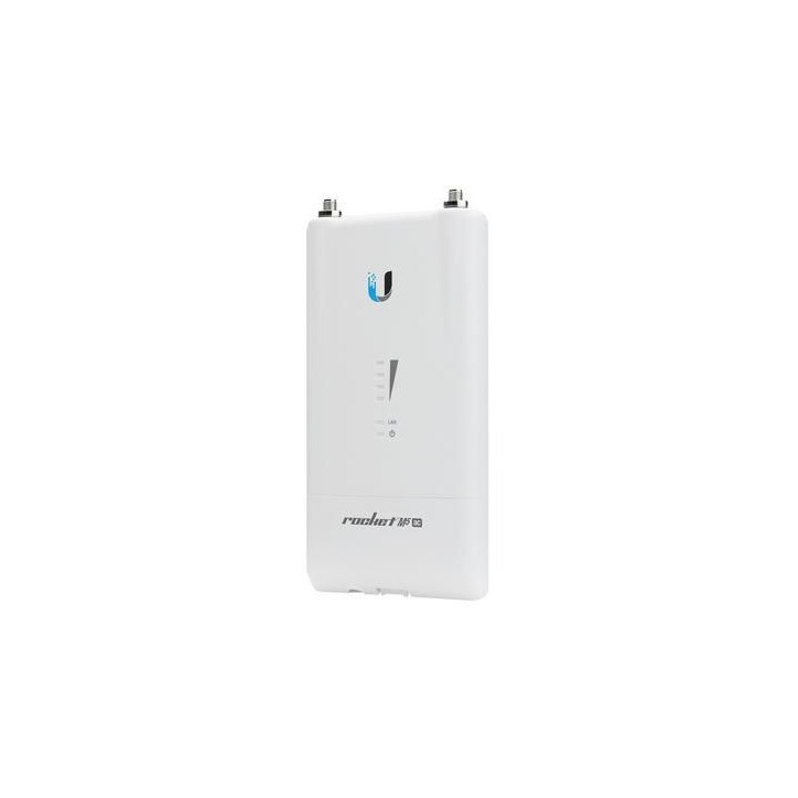 R5AC-LITE Ubiquiti Full-Band 5 GHz, 450 Mbps, 1x 10/100/1000 Ethernet, PtP, PtMP, White 11825 RP-SMA