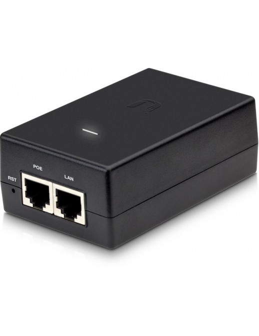 POE-24-24W-G Ubiquiti Power over Ethernet Adapters, 24VDC, 1.0A, Gigabit LAN Port, Black 19029, 643125