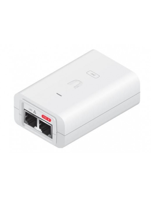 POE-24-30W-G-WH POE-24-30W-G-WH Ubiquiti 100-240AC, 50/60Hz, 30W, 80+%, 65 kHz, Pins 4, 5 (+) and Pins 7, 8 (-) POE-24-30W-G-WH