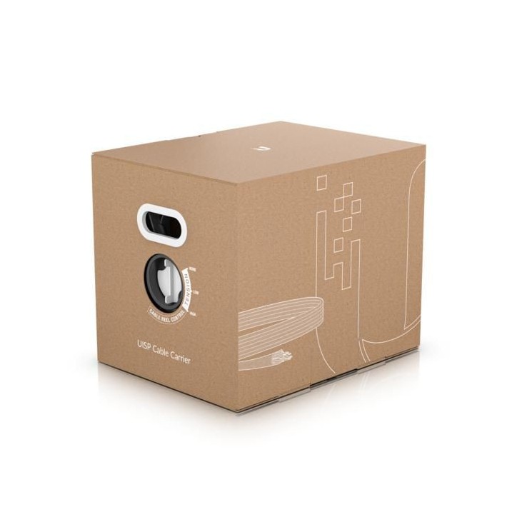 UISP-CABLE-CARRIER Ubiquiti 305m CAT5e, Shielded, Up to 1 Gbps, 24 AWG, 330 x 425 x 340 mm 835591 NONE - Only use for non-batter