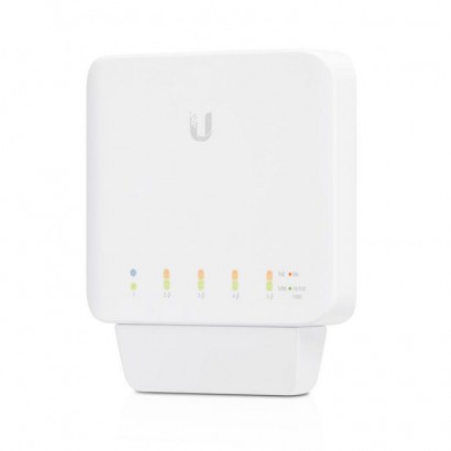 USW-FLEX-3 Ubiquiti Managed, L2, 5x Gigabit Ethernet, PoE, 122.5 x 107.1 x 28 mm, White, 3-pack