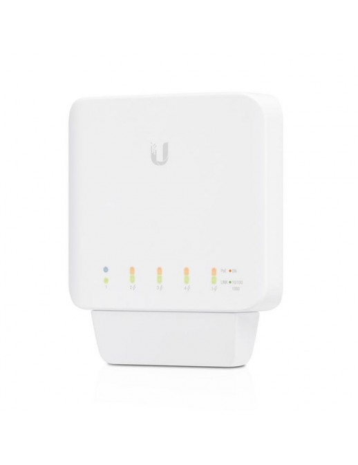 USW-FLEX-3 Ubiquiti Managed, L2, 5x Gigabit Ethernet, PoE, 122.5 x 107.1 x 28 mm, White, 3-pack