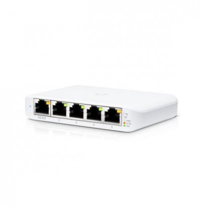 USW-FLEX-MINI Ubiquiti 5x 10/100/1000, RJ-45, 2.5 W, 107.16 x 70.15 x 21.17 mm, 150 g(EU PSU...