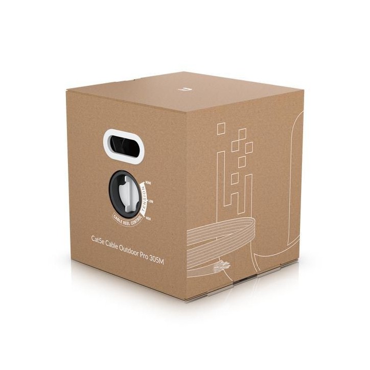 UACC-CABLE-C5E-OUTDOOR-PRO-305M-W Ubiquiti Cat5e, STP, 24AWG, 305 m, White