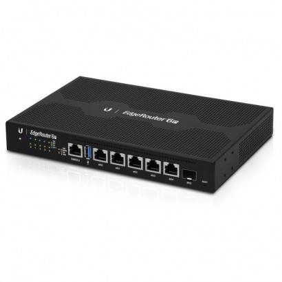 ER-6P Ubiquiti 6x Gigabit LAN (5x PoE), SFP Gigabit, USB 3.0, Quad-Core 1GHz, 1GB DDR3, 4GB eMMC, 24V PoE 767305