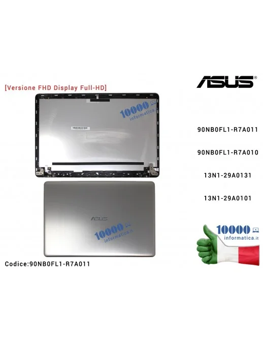 90NB0FL1-R7A011 Scocca Cover LCD Asus M580 X580V N580 N580GD X580 X580VD Gold N580VD N580G N580V Cover LCD + Cerniere ASUS Vi...