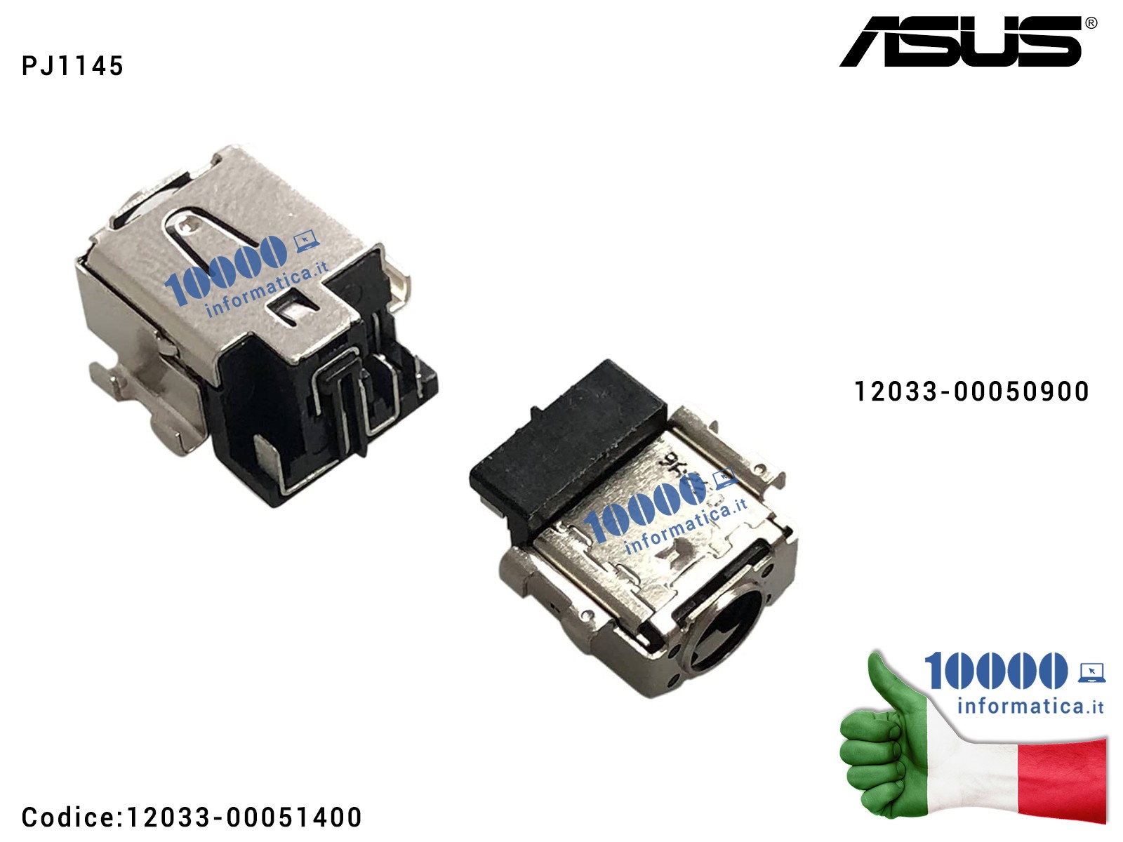 12033-00051400 Connettore di Alimentazione DC Power Jack PJ1145 ASUS ZenBook Pro UX450 UX480 UX550 UX580 UX450F UX450FD UX550... 12033-00051400 Connettore di Alimentazione DC Power Jack PJ1145 ASUS ZenBook Pro UX450 UX480 UX550 UX580 UX450F UX450FD UX550...
