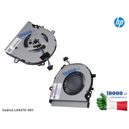 L04370-001 Ventola Fan CPU HP Probook 430 435 G5 - L04370-001 Ventola Fan CPU HP ProBook 430 G5 435 G5 L04370-001 NS65B02-17A17