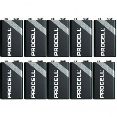9V10-PROCELL 9V10-PROCELL Duracell Procell Alcalina 10 Batterie Pile 9V 6LR61 Features XBT