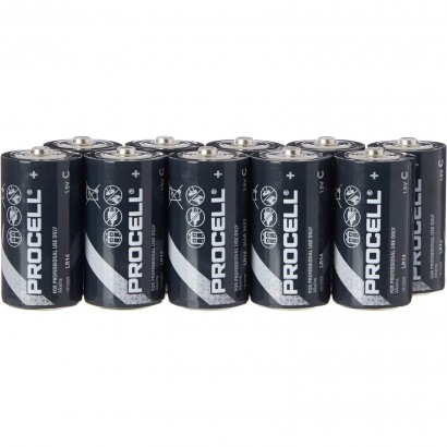 Duracell Procell 10 Batterie Tipo C Mezza Torcia LR14 1.5V