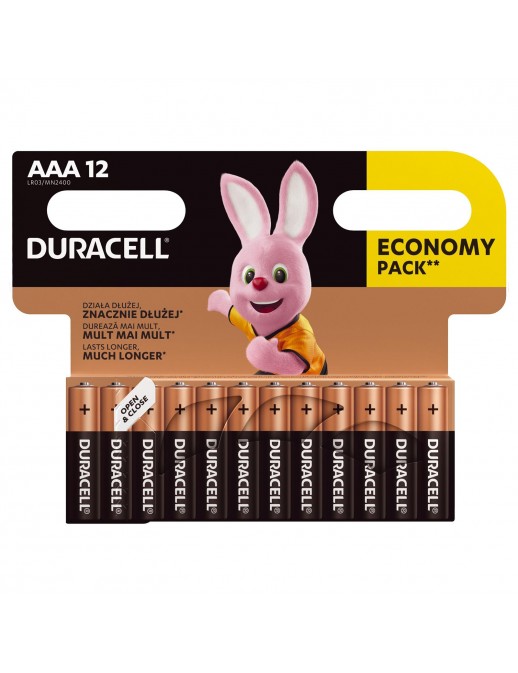 AAA12-DURACELL Duracell Alkaline 12 Batterie AAA Ministilo LR03 1.5V