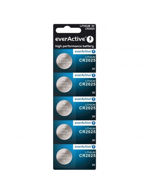 Everactive 5 Batterie Tampone Al Litio CR 2025 3V