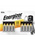 E300128003 Energizer Alkaline Power 8 Batterie AA Stilo LR6 1.5V