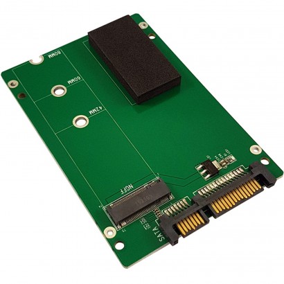 LC-Power Adattatore Convertitore Da M.2 SATA a SATA LC-ADA-M2-NB-SATA