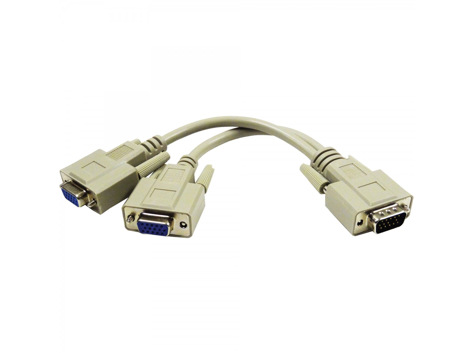 VGA-FF LinQ Adattatore Sdoppiatore VGA Maschio a 2 VGA Femmina VGA-FF LinQ Adattatore Sdoppiatore VGA Maschio a 2 VGA Femmina