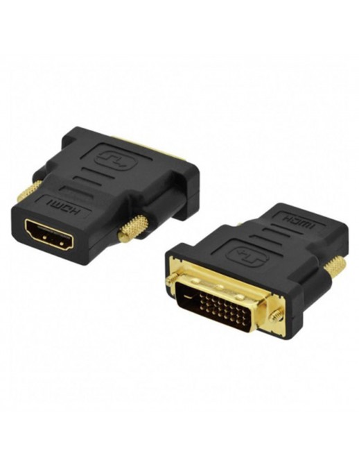 DVI-HDF LinQ Adattatore Video da DVI-D (24+1) Maschio a HDMI Femmina