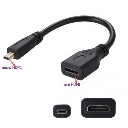 HD-C4320 HD-C4320 LinQ Adattatore Video da Micro HDMI Maschio a Mini HDMI Femmina Features XBT