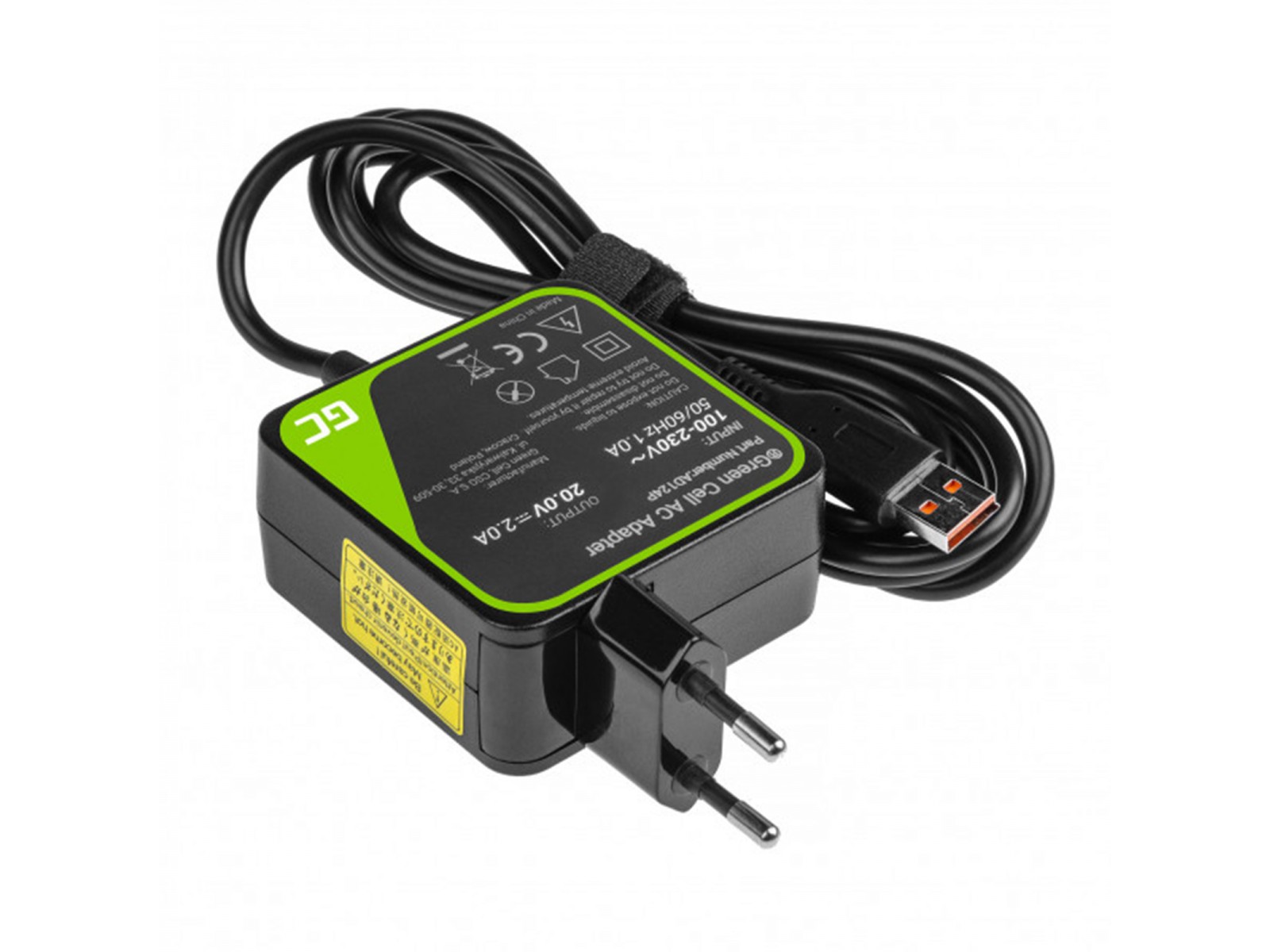 AD124P Alimentatore Compatibile Per Notebook Lenovo 40W 20V 2A / Lenovo Plug USB AD124P Alimentatore Compatibile Per Notebook Lenovo 40W 20V 2A / Lenovo Plug USB