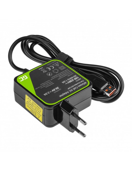AD124P Alimentatore Compatibile Per Notebook Lenovo 40W 20V 2A / Lenovo Plug USB
