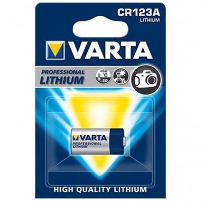 VARTA-CR123 VARTA-CR123 Varta Batteria Pila Al Litio CR 123 A 3V Features XBT