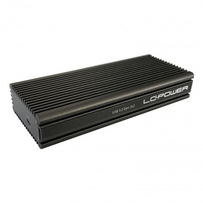 LC-Power Box Esterno Per SSD NVMe M.2 USB Type C Gen 2x2LC-M2-C-NVME-2X2