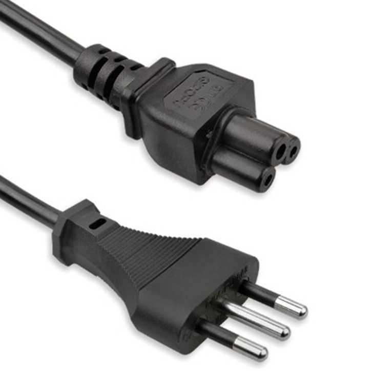 YM3 LinQ Cavo Di Alimentazione Tripolare 3 Poli Spina Italiana 10A 1,50 Metri