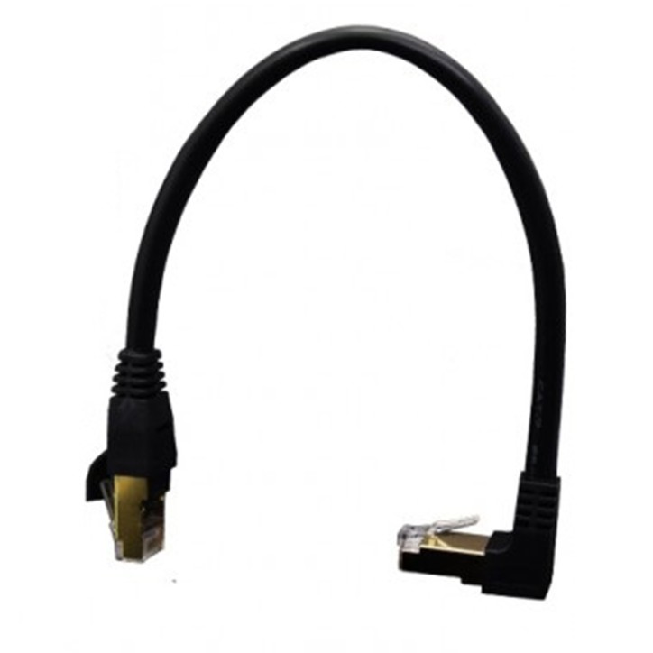 IT-7003S LinQ Cavo Di Rete RJ45 Curvo Angolo 90° CAT 7E 30 Centimetri