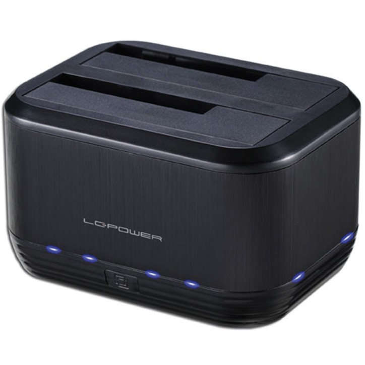 LC-DOCK-U3-III LC-Power Docking Station Hard Disk Dual-Bay USB 3.0 DOCK-U3-III
