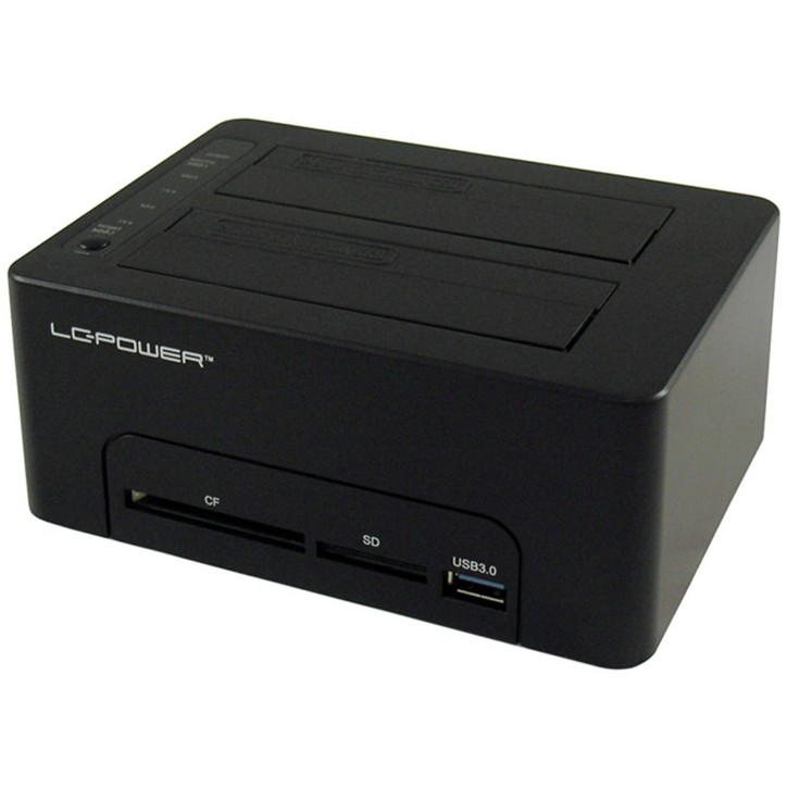 LC-DOCK-U3-CR LC-Power Docking Station Hard Disk Dual-Bay USB 3.0 LC-DOCK-U3-CR