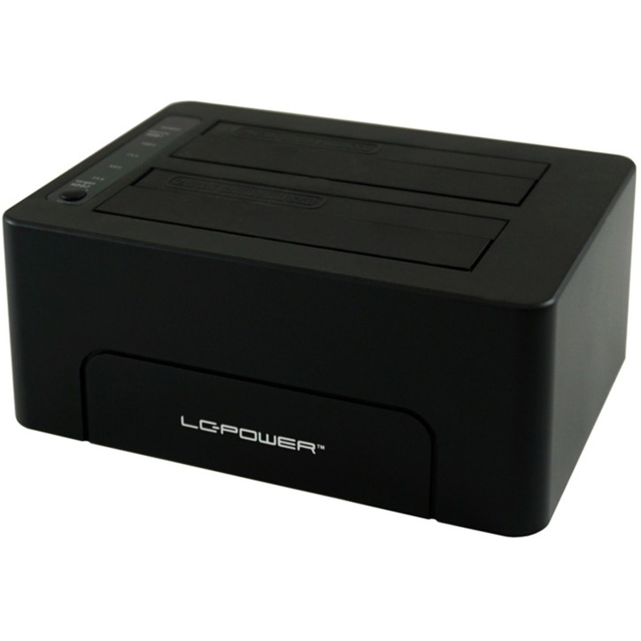 LC-DOCK-C LC-Power Docking Station Hard Disk Dual-Bay USB 3.1 Type C LC-DOCK-C