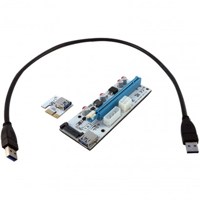 LC-ADA-MINING-EXTENDER-KIT LC-ADA-MINING-EXTENDER-KIT Kit Extender PCIe Per Alimentazione Estensione Mining Features XBT