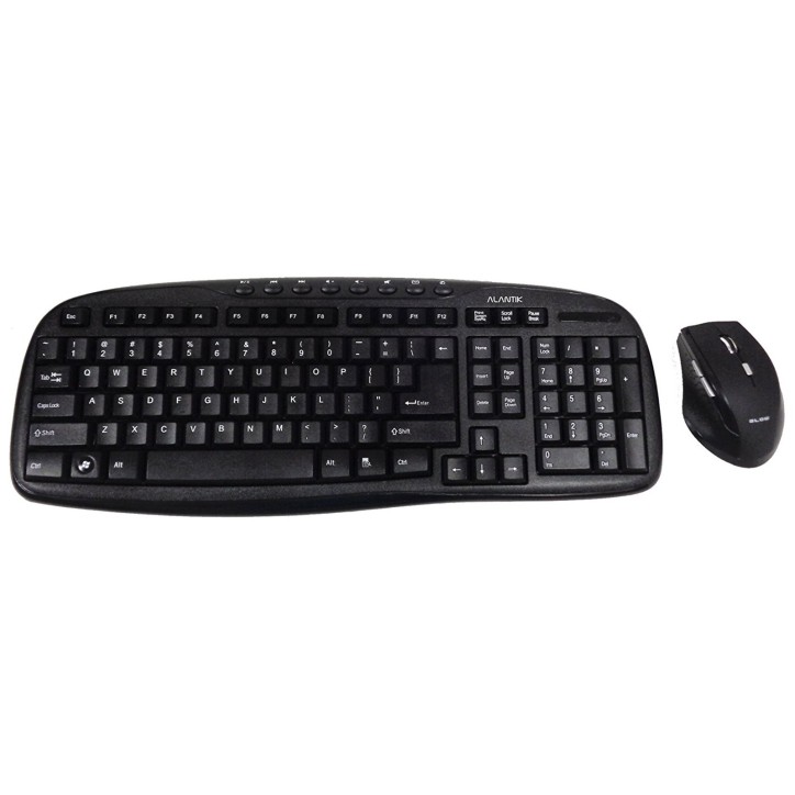 KBMOW1 Kit Tastiera Mouse Wireless Alantik KBMOW1 Nero