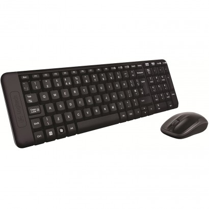 920-003721 Kit Tastiera Mouse Wireless Logitech MK220 Nero Layout Italiano