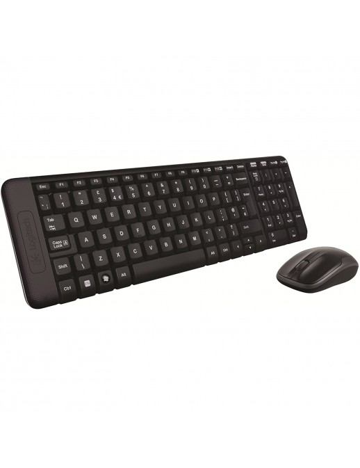 920-003721 Kit Tastiera Mouse Wireless Logitech MK220 Nero Layout Italiano