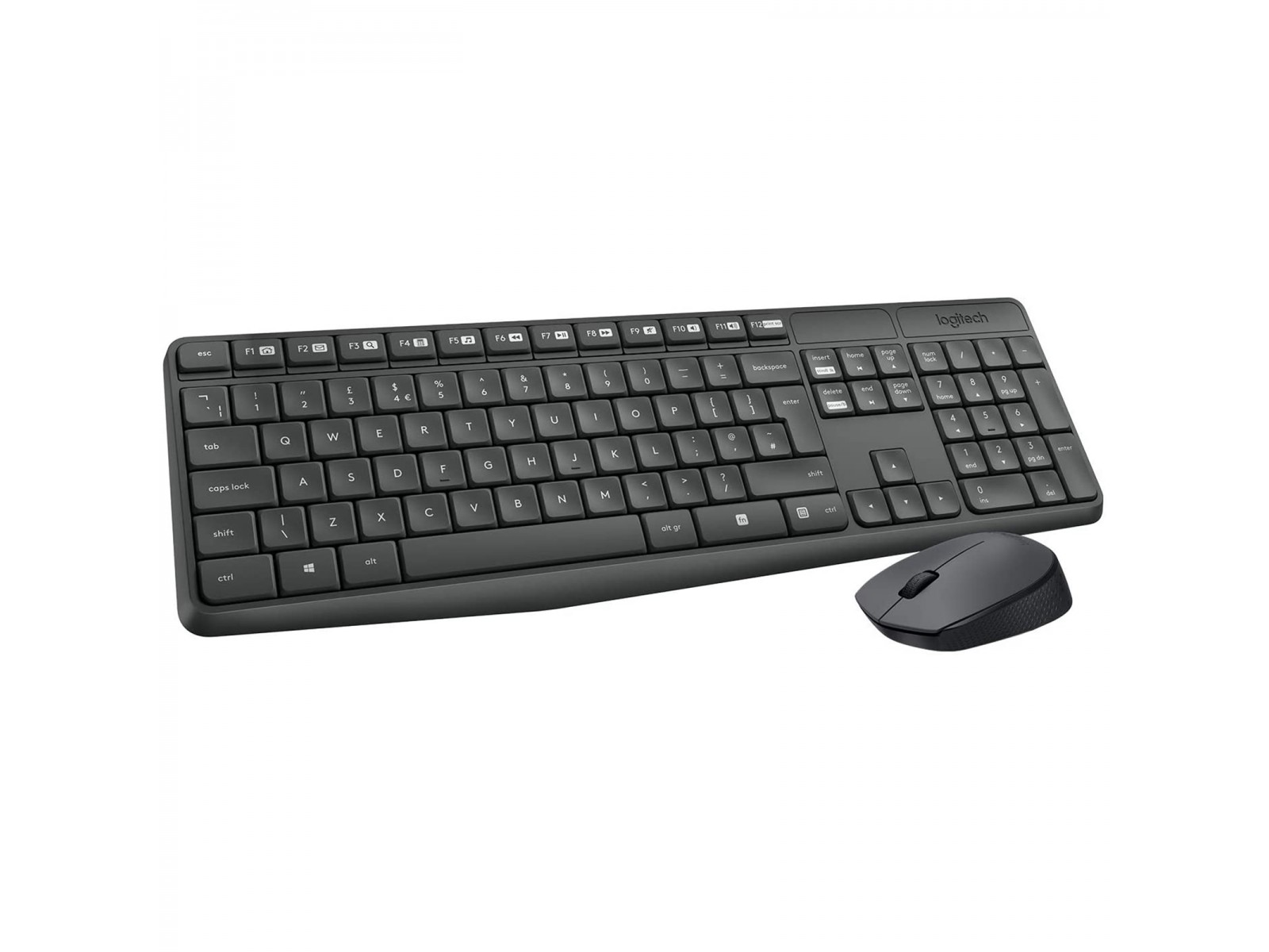 920-007913 Kit Tastiera Mouse Wireless Logitech MK235 Nero Layout Italiano 920-007913 Kit Tastiera Mouse Wireless Logitech MK235 Nero Layout Italiano