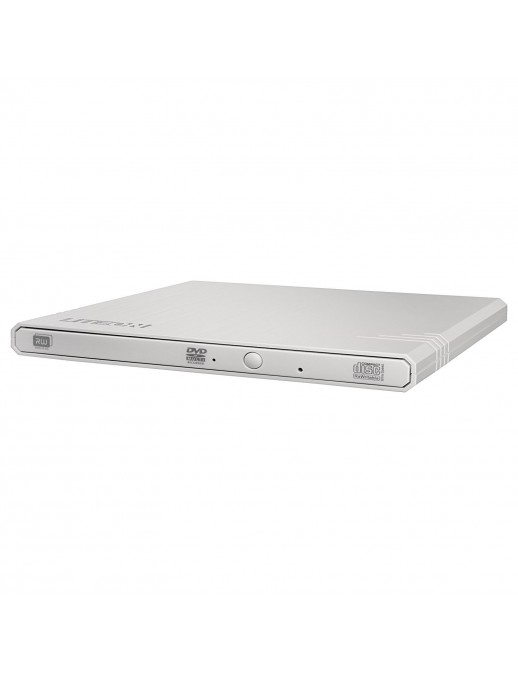 LiteOn EBAU108-21 Masterizzatore DVD-RW Esterno USB 2.0 Slim Bianco
