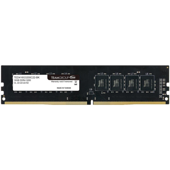 TED416G3200C2201 Team Group Memoria RAM DDR4 16GB DIMM 3200 Mhz TED416G3200C2201
