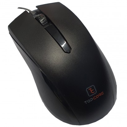 Mouse USB Topcore TOPMO1 3 Pulsanti Nero