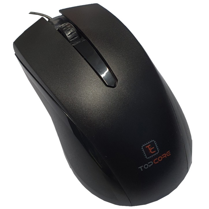 Mouse USB Topcore TOPMO1 3 Pulsanti Nero Mouse USB Topcore TOPMO1 3 Pulsanti Nero