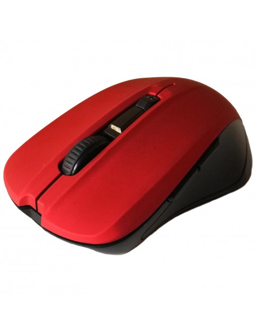 MORF5R Mouse Wireless Alantik MORF5R 6 Pulsanti Rosso