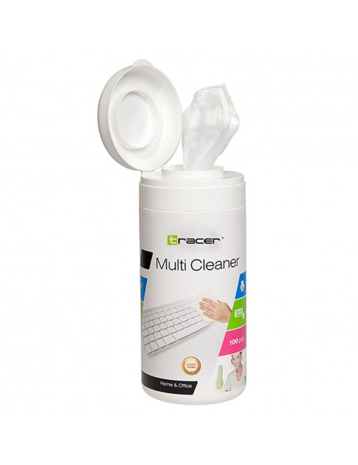 KTM42098 Salviettine Per Pulizia Tastiera Mouse Multi Utilizzo 100 pezzi TRACER KTM42098