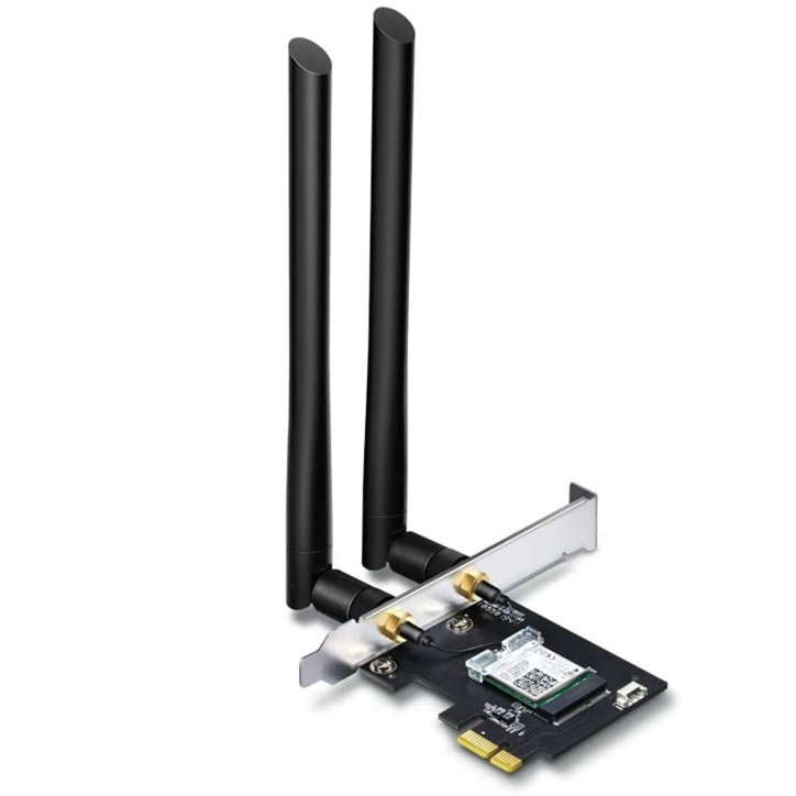 ARCHERT5E Scheda Di Rete Wireless + Bluetooth TP-Link Archer T5E 1200Mbps Dual Band 2.4GHz & 5GHz PCI-Express x1 + Staffa Low Profile