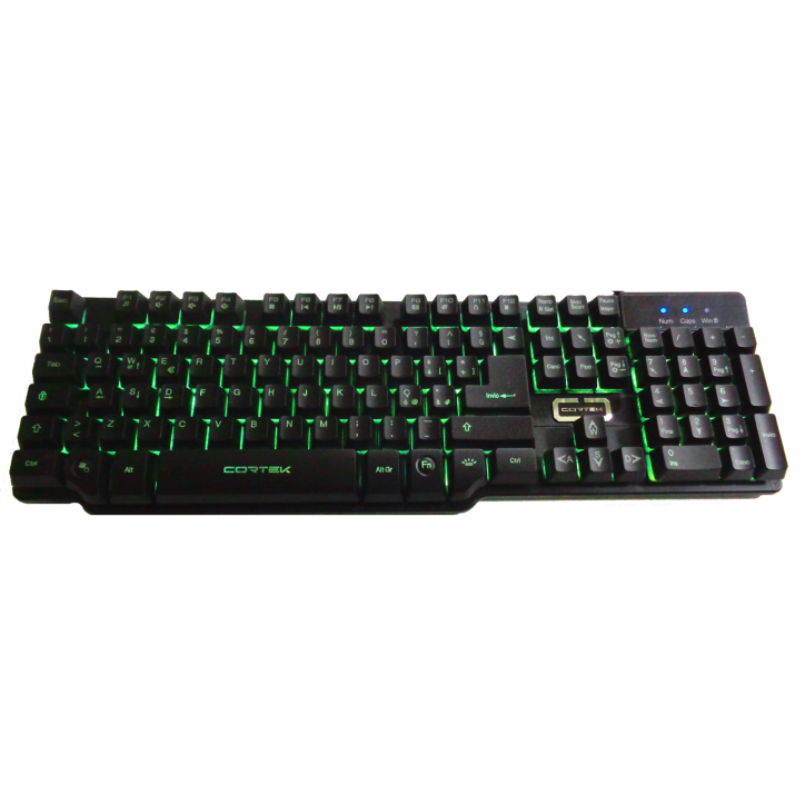 CORGK1 Tastiera USB Gaming Nera Retroilluminata RGB Alantik CORGK1